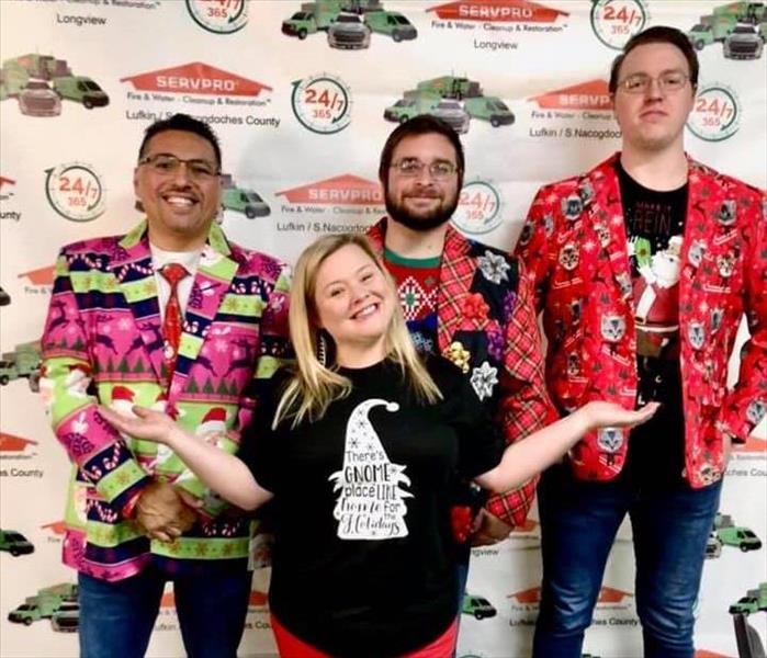 The Sales Marketing Team Dressed Up In Colorful Christmas Blazers Ready To Teach A Biohazard CE