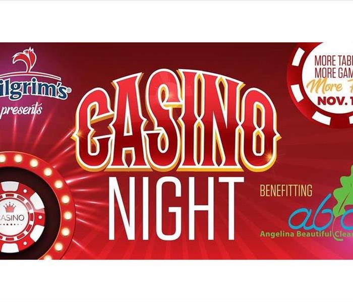 Casino Night written in large letters over colorful graphics.