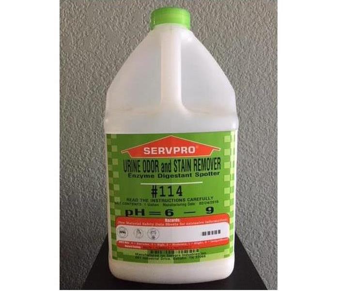 #114 SERVPRO Odor and Stain Remover.