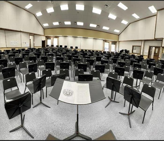 Repaired High School Band Hall
